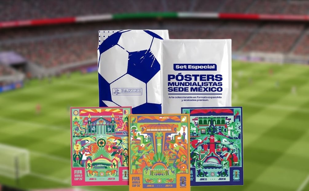 Panini lanza preventa de pósters del Mundial 2026 en México: precios y paquetes. (Foto: Captura de pantalla)