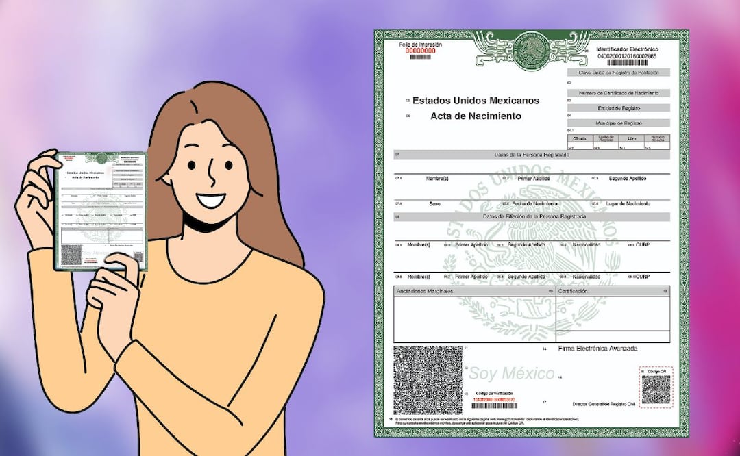 Conoce el costo de obtener una copia certificada del Acta de Nacimiento. (Foto; DeDinero)