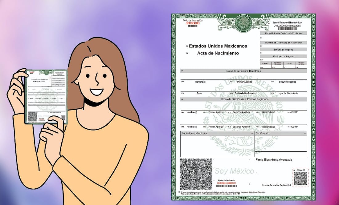Conoce el costo de obtener una copia certificada del Acta de Nacimiento. (Foto; DeDinero)