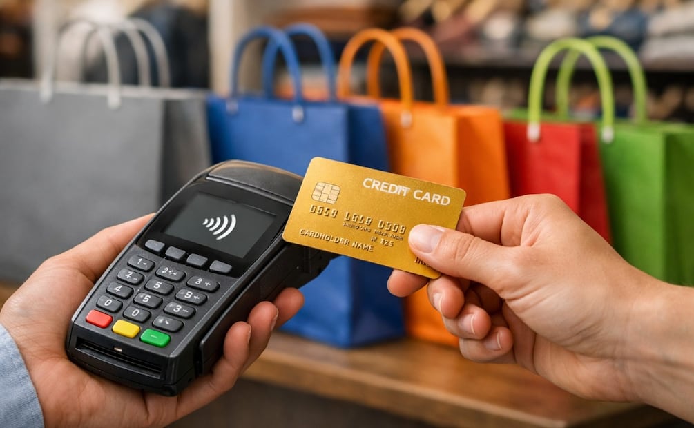 ¿Vas a dar el tarjetazo? La razón por la que los meses sin intereses afectan tus finanzas actuales. (Foto: Creada con IA)