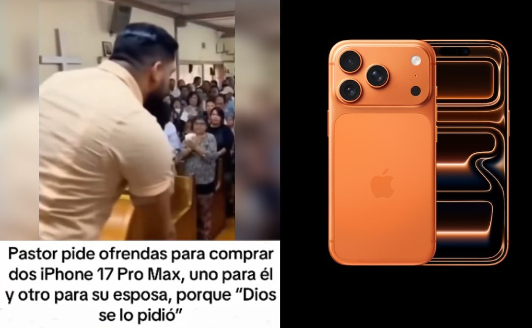De la Biblia al iPhone 17: Pastor condiciona la bendición a cambio de celulares de alta gama. (Foto: Captura de pantalla