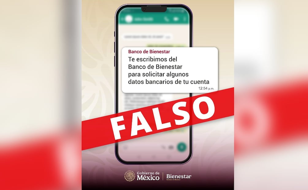 Cuida tu pensión: el Banco del Bienestar detecta nueva estafa por llamada y SMS contra usuarios. (Foto: Captura de pantalla)
