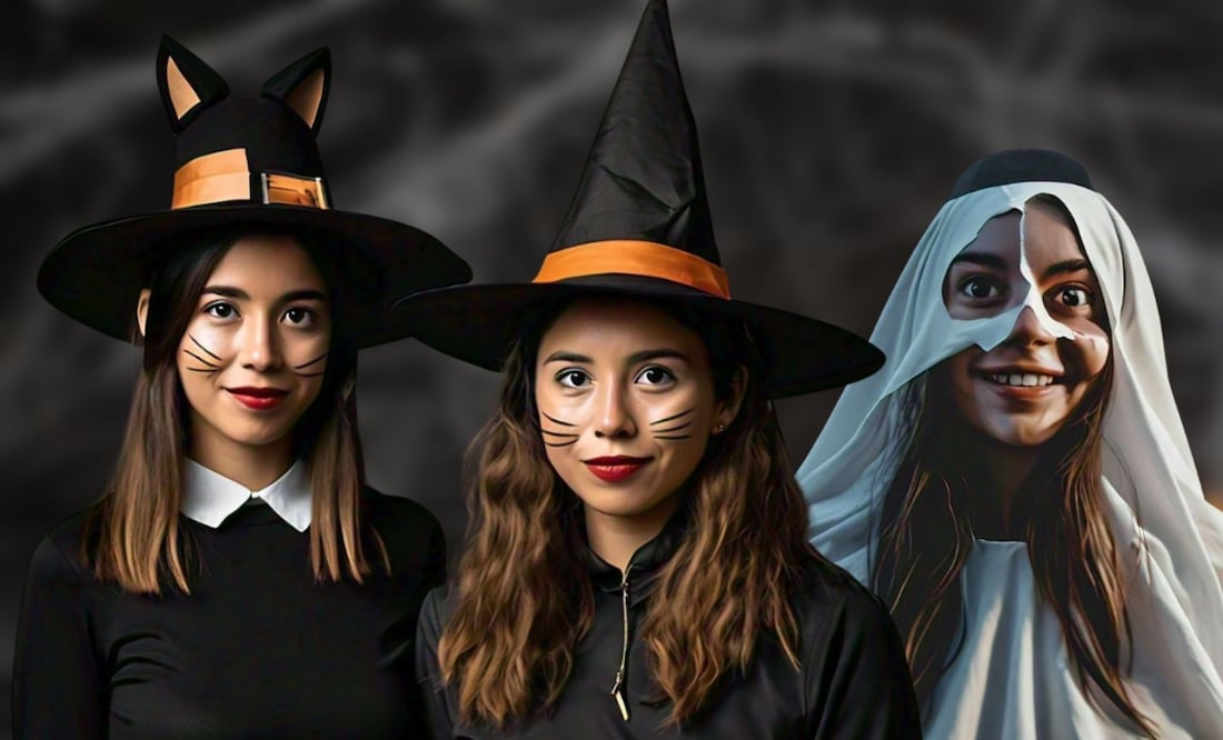 Conoce los disfraces caseros fáciles y baratos para mujeres en Halloween. (Foto: Creada con IA)