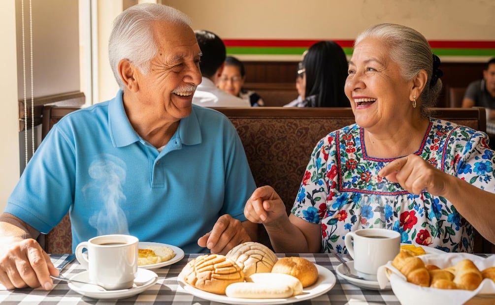 INAPAM 2025: Restaurantes donde adultos mayores ahorran al comer en el Día del Abuelo. (Foto: Creada con IA)