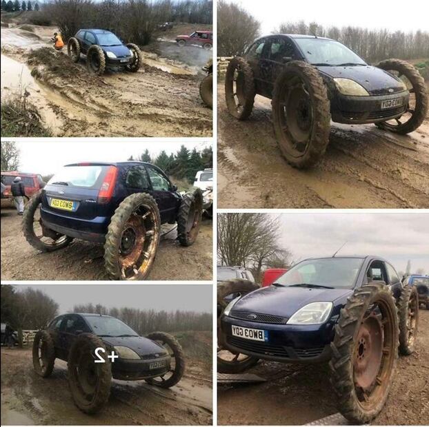 Modificaciones de auto. (Foto: Redes sociales)