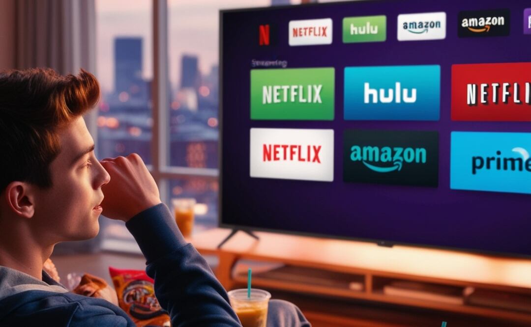 ¿Vale la pena pagar por todas las plataformas de streaming? Este es el gasto anual en 2024. (Foto: Creada con IA)