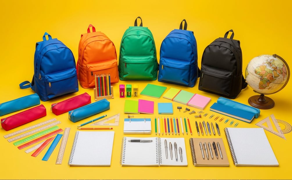 Apoyo para útiles escolares. (Foto: Creada con IA)
