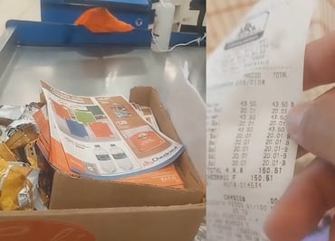 Cajera de Chedraui enfrenta a cliente por error en ticket de compra y uno termina arrepentido