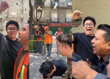 ¡Secreto en la construcción! Albañiles hacen RETO POR DINERO y terminan besándose, TikTok es viral