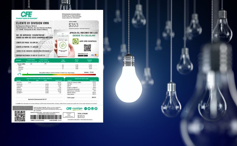 ¿Cómo puedo pagar menos en mi recibo de CFE? (Foto: DeDinero)
