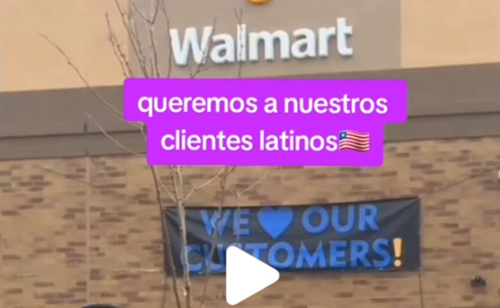 Imágenes virales de Walmart y cambios repentinos para pedir perdón a clientes hispanos (Foto: Captura de pantalla-Tiktok)