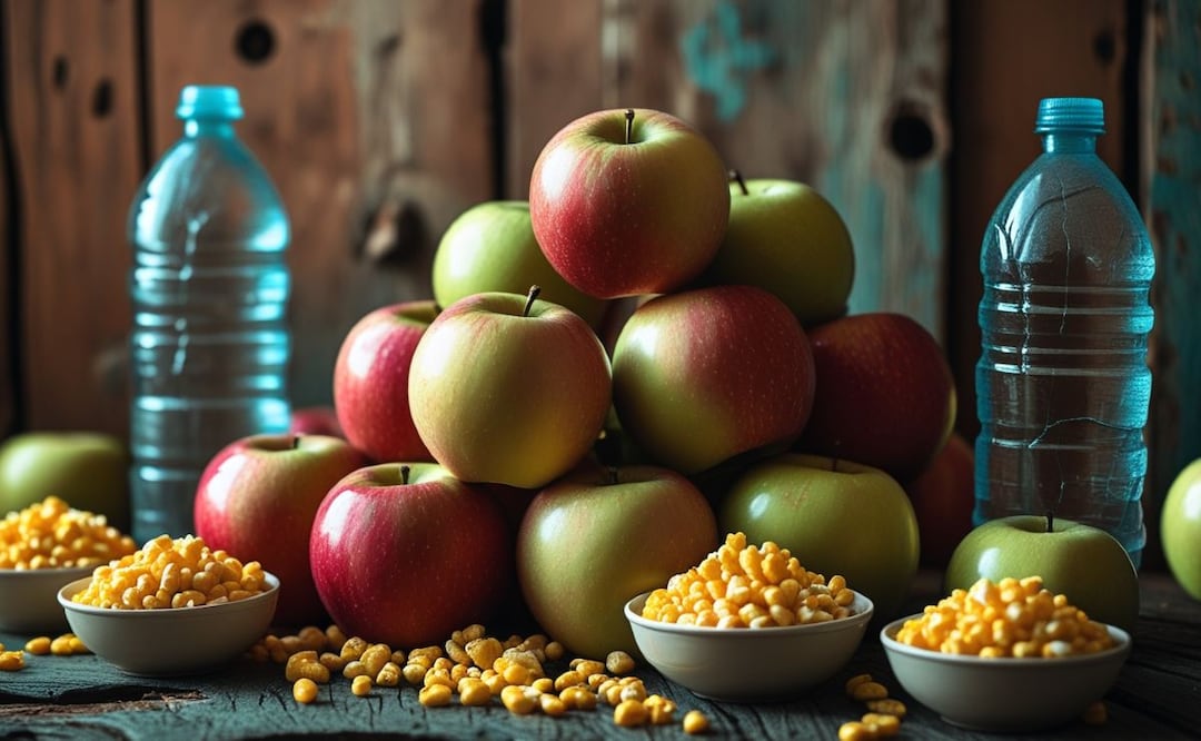 Los platillos sorpresa que ahora son obligatorios en cooperativas escolares.(Foto: Creada con IA)