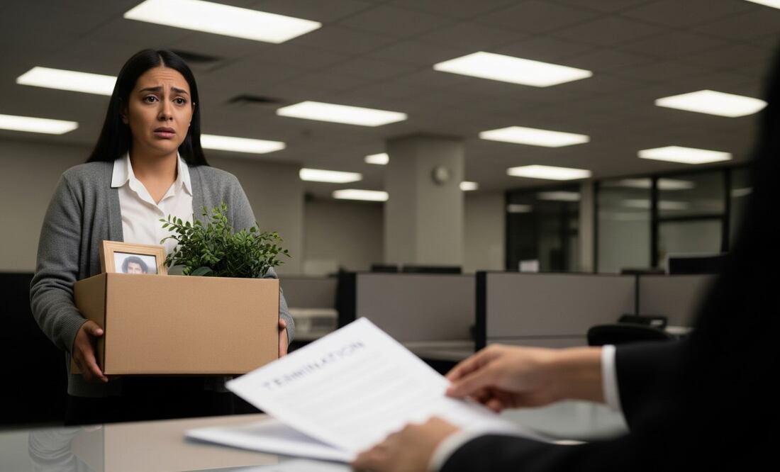 Despido injustificado en México: tus derechos clave. (Foto: Creada con IA)