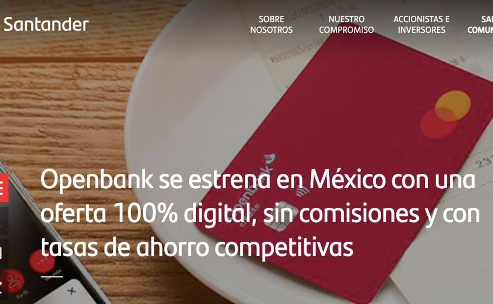 ¿Qué banco está detrás de Openbank? (Foto: Sitio web)