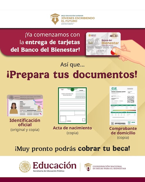 Entrega del Banco del Bienestar. (Foto: X de la Beca Benito Juarez)