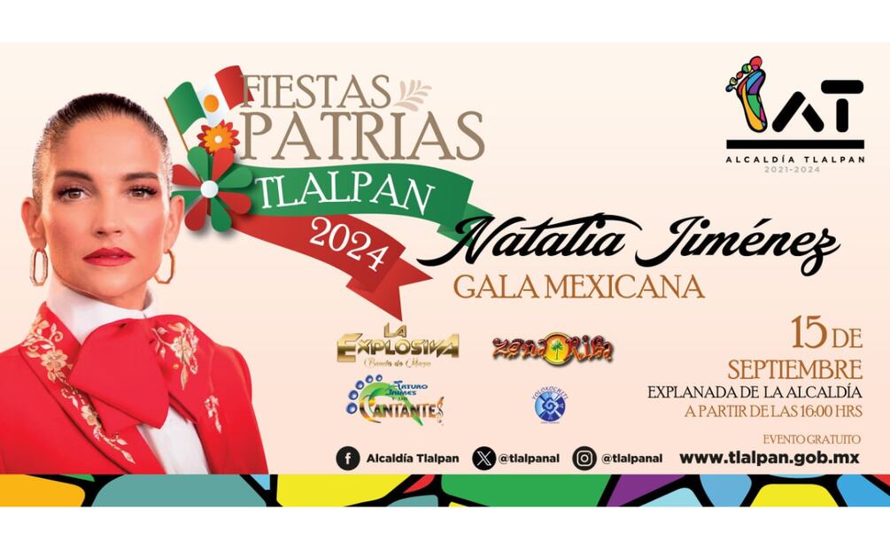 Gala mexicana en la alcaldía Tlalpan para el Grito de Independencia. (Foto: Captura de pantalla)
