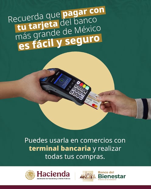Tarjeta del Banco del Bienestar. (Foto: X del Banco del Bienestar