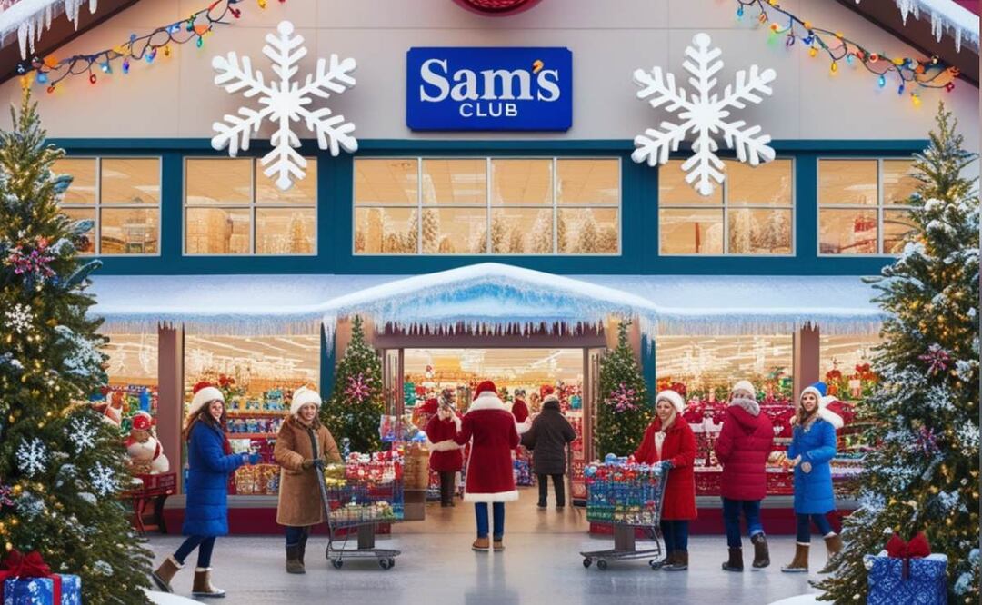 Descubre el horario de Sam´s Club para el 25 y el 31 de diciembre. (Foto: Creada con IA)