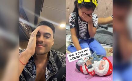 Carlos Rivera invita a su concierto, en primera fila, a niña que ahorró tres años para comprar su entrada