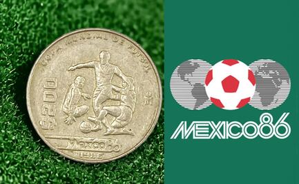Ponen a la venta moneda conmemorativa del Mundial de México 86 en 100 mil pesos