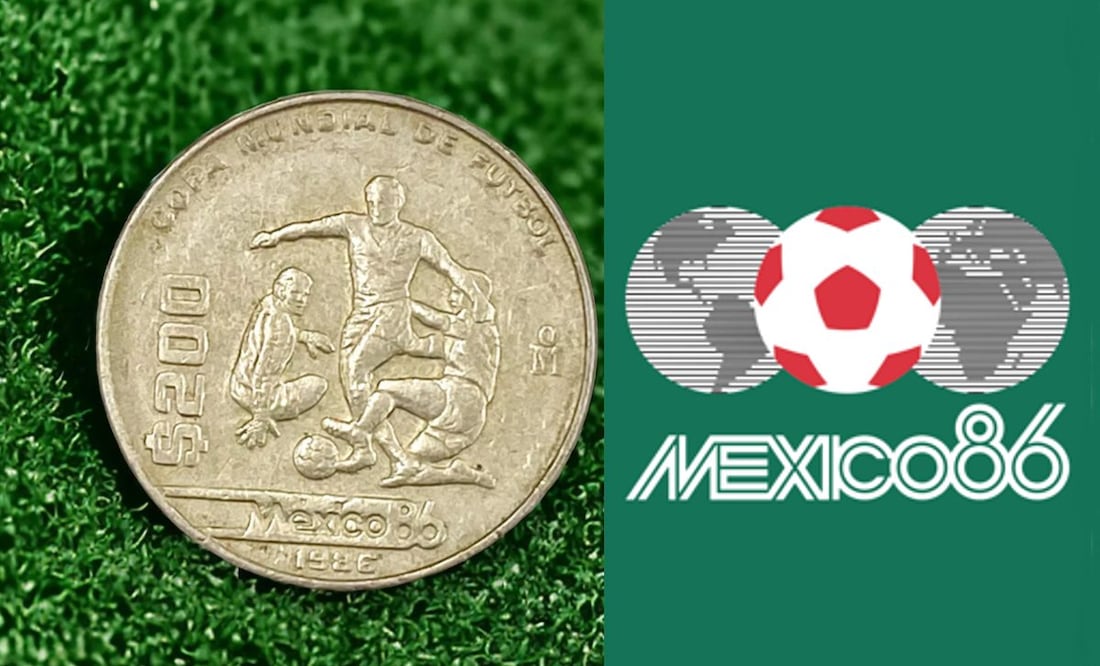Descubre la moneda conmemorativa del Mundial de México 86. (Foto: Captura de pantalla)