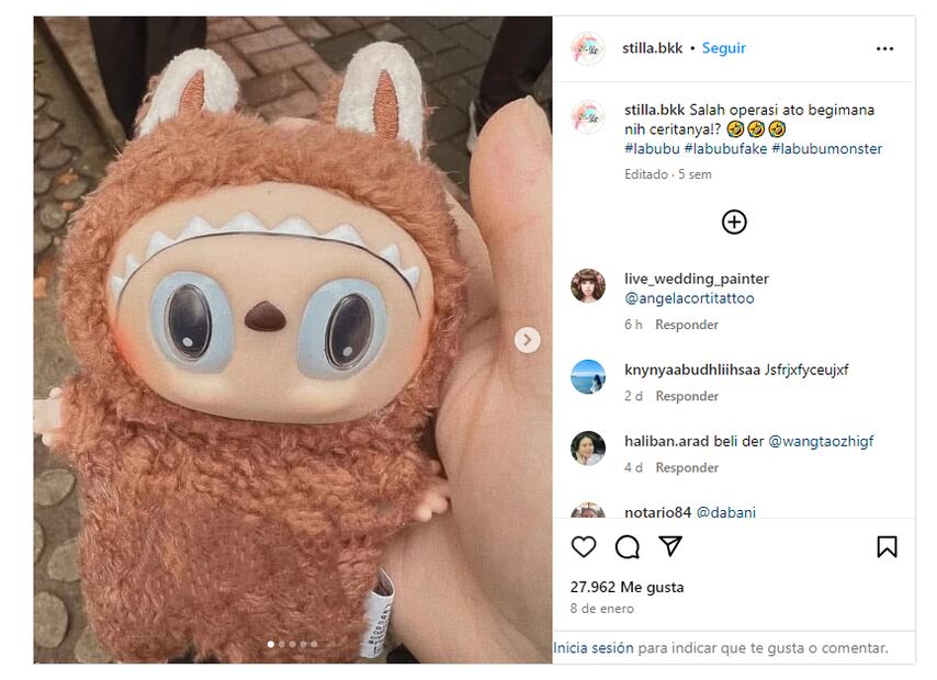 Chabubus vs Labubus (Foto: Instagram)