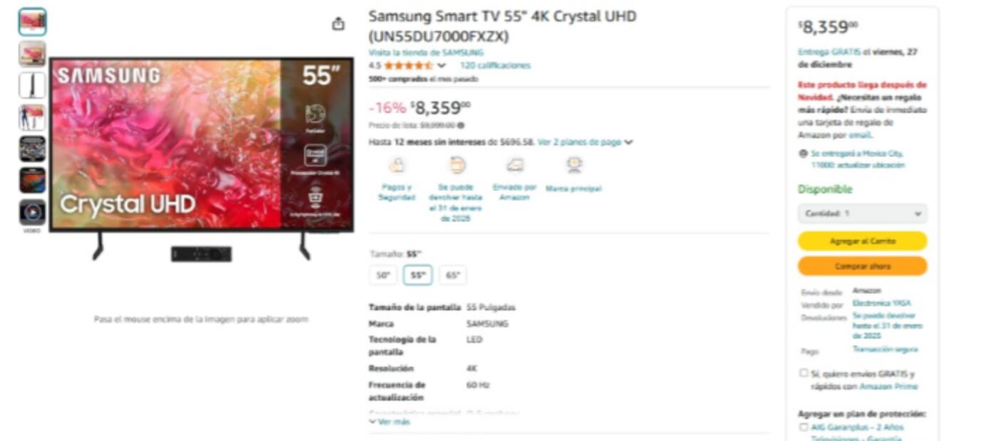 Smart TV. (Foto: Captura de pantalla)