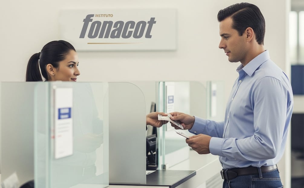 Así se hace el pago del crédito Fonacot. (Foto: Creada con IA)