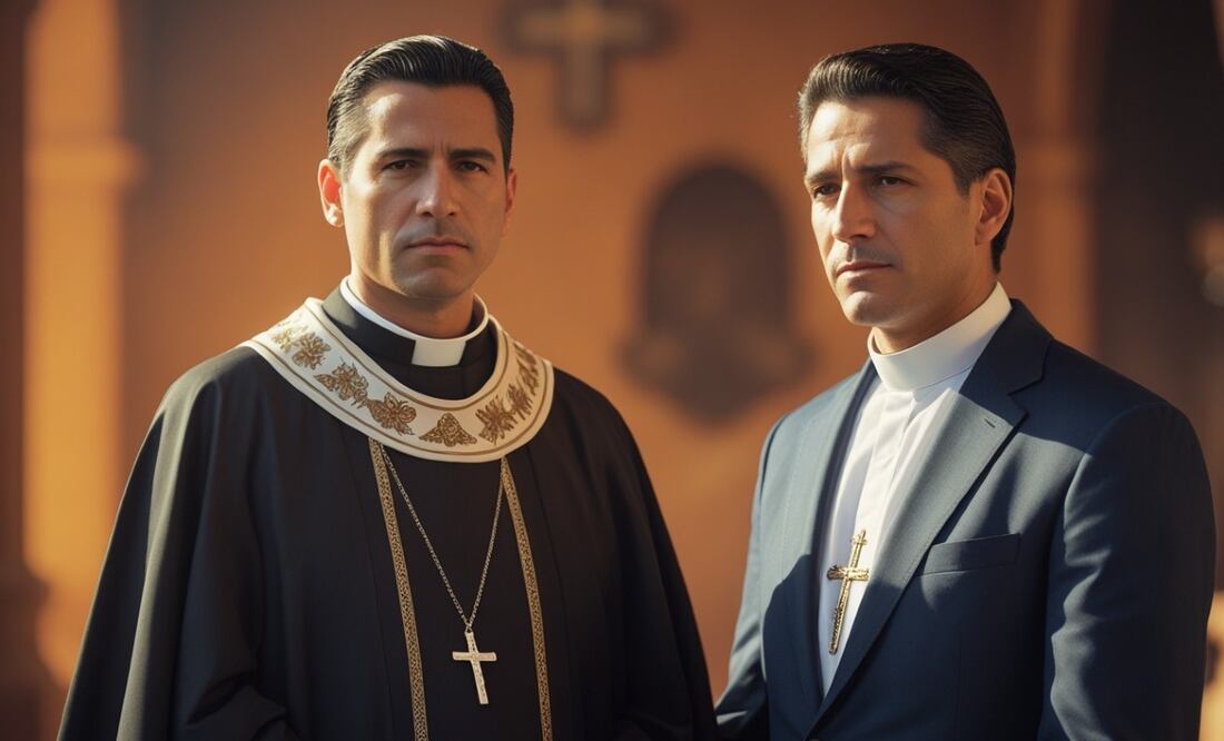 Esto es lo que realmente ganan sacerdotes y pastores en México en 2025. (Foto: Creada con IA)
