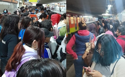 Retrasos y más retrasos, es lo que reportan usuarios del Metro de la CDMX