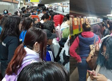 Retrasos y más retrasos, es lo que reportan usuarios del Metro de la CDMX