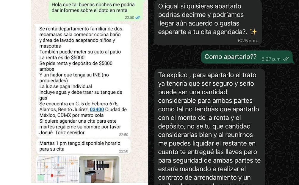 Estafa inmobiliaria en CDMX: Así operan los Montarentas,  que engañan a quienes buscan casa o depa. (Foto: Captura de pantalla)