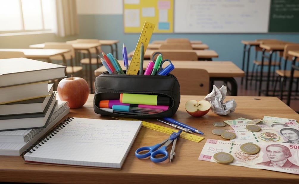 Fonacot: esto es lo máximo que puedes pedir para útiles escolares 2025. (Foto: Creada con IA)