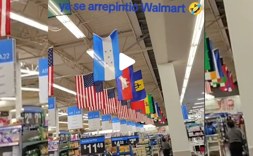 Imágenes virales de Walmart y cambios repentinos para pedir perdón a clientes hispanos (Foto: Captura de pantalla-Tiktok)