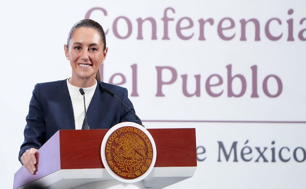 Claudia Sheinbaum durante su conferencia matutina. (Foto: Cuartoscuro)