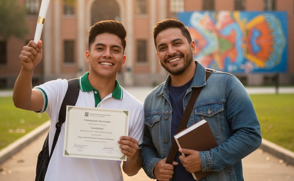 Beca Benito Juárez y Jóvenes Escribiendo el Futuro: Requisitos y fechas para el registro en octubre. (Foto: Creada con IA)