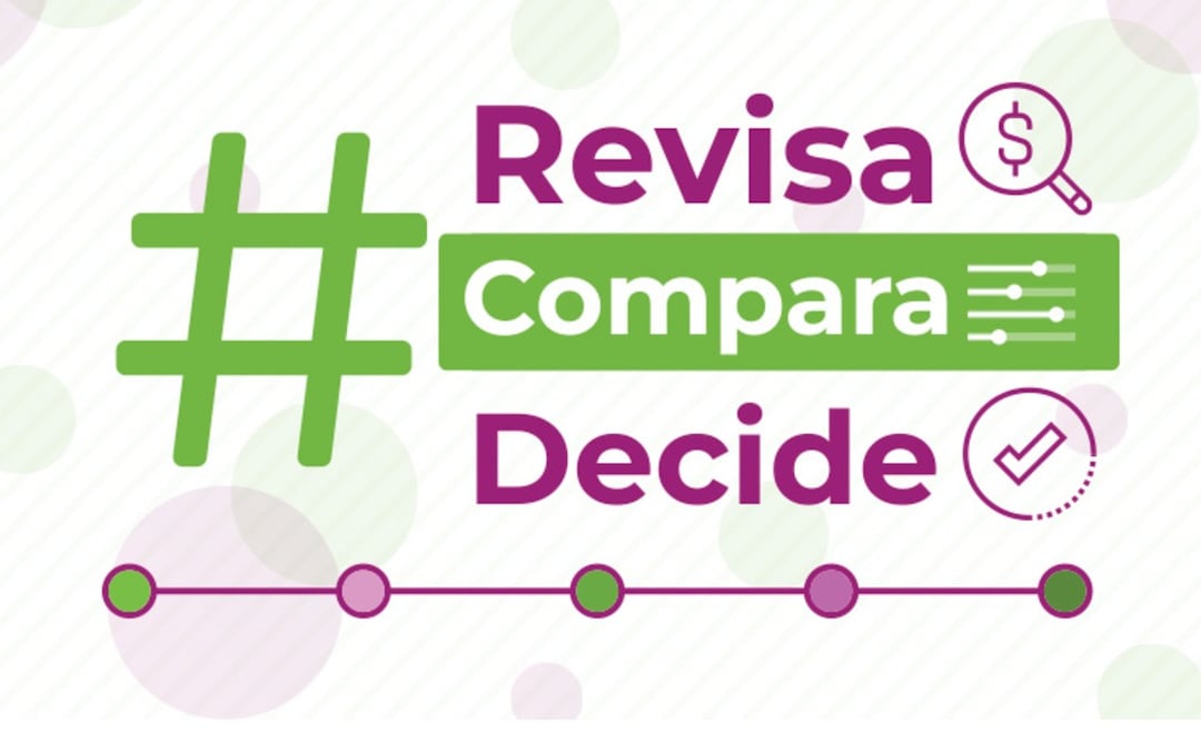 Condusef ofrece la herramienta Revisa Compara y Decide (Foto: Captura de pantalla- Sitio Oficial de la CONDUSEF)