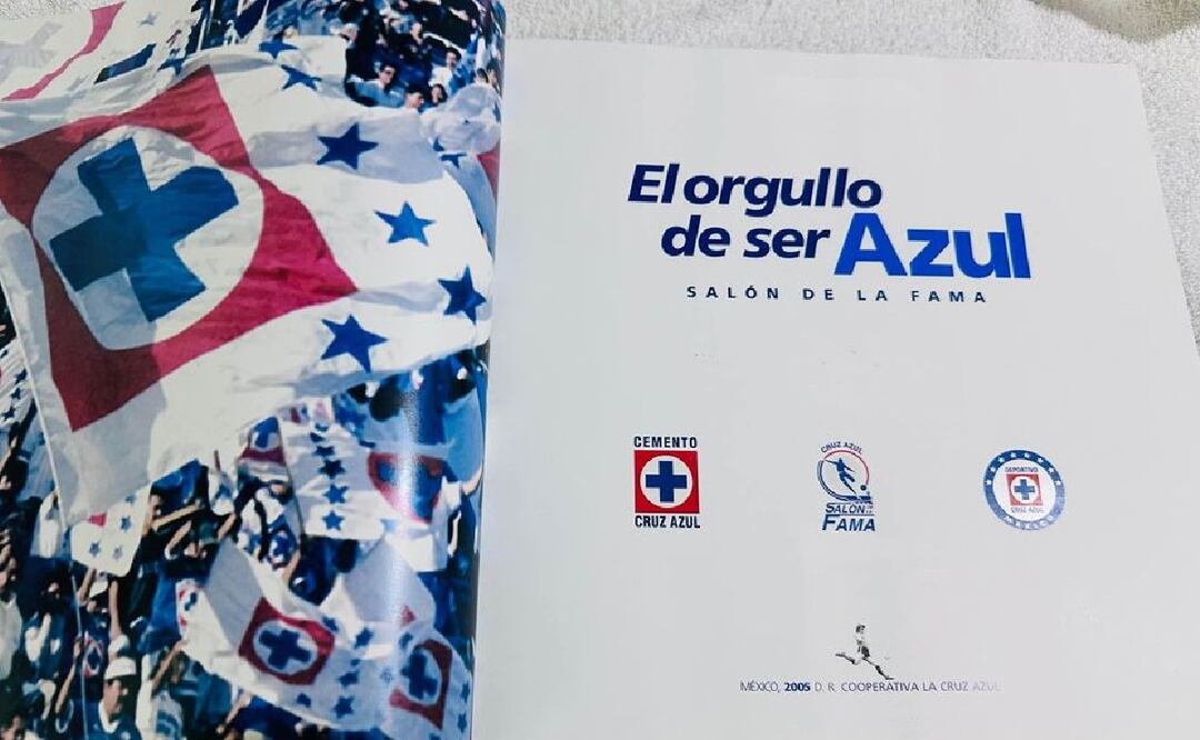 Libro De Cruz Azul edición limitada "Salón de la Fama". (Foto: Cortesía)