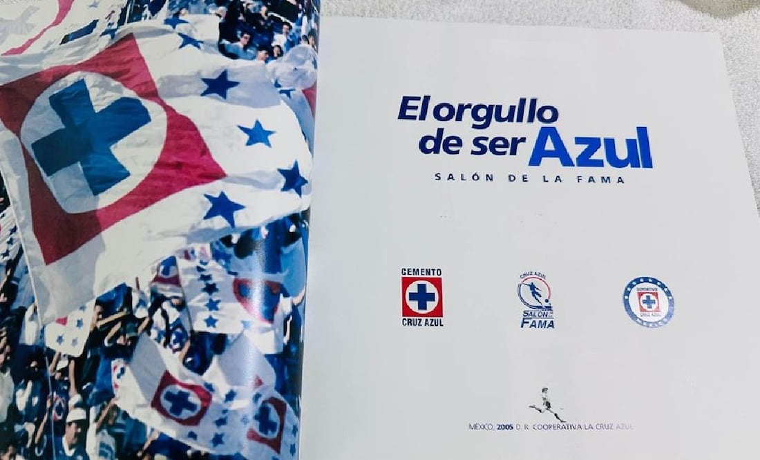 Libro De Cruz Azul edición limitada "Salón de la Fama". (Foto: Cortesía)