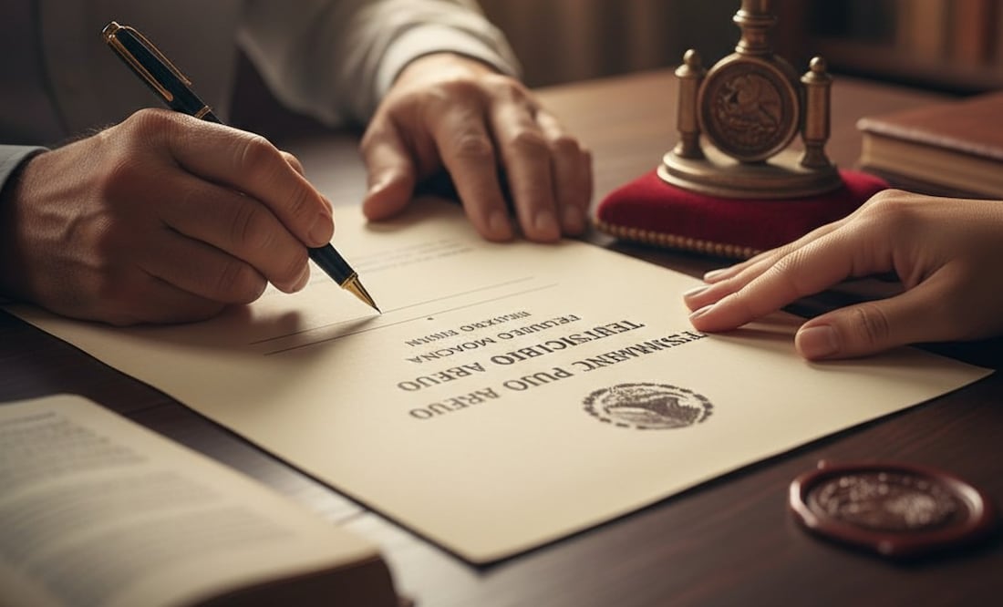 Cómo elaborar tu testamento en septiembre: pasos y requisitos  en 2025. (Foto: Creada con IA)