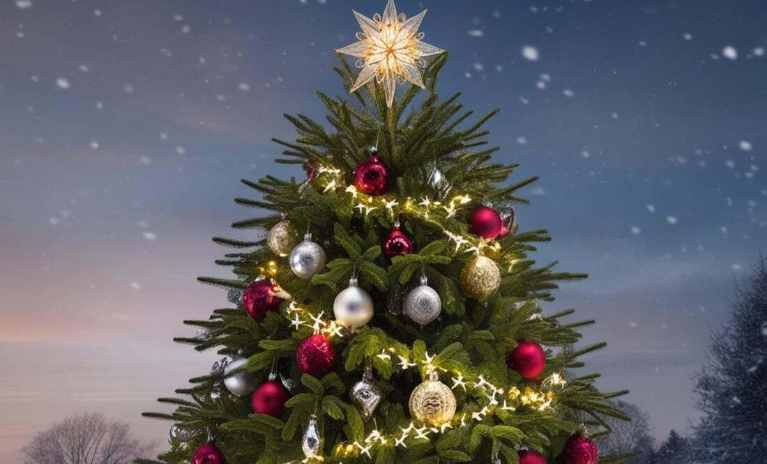 Descubre cuánto cuesta comprar un árbol de navidad por Amazon. (Foto: Creada con IA)