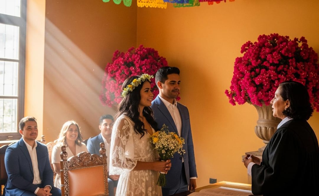 Costo y requisitos para casarte por el civil en Coyoacán en 2025. (Foto: Creada con IA)