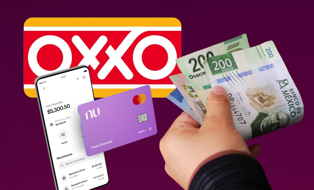 ¿Cuánto cobra Nu por retirar en Oxxo? (Foto: Redes sociales y DeDinero)