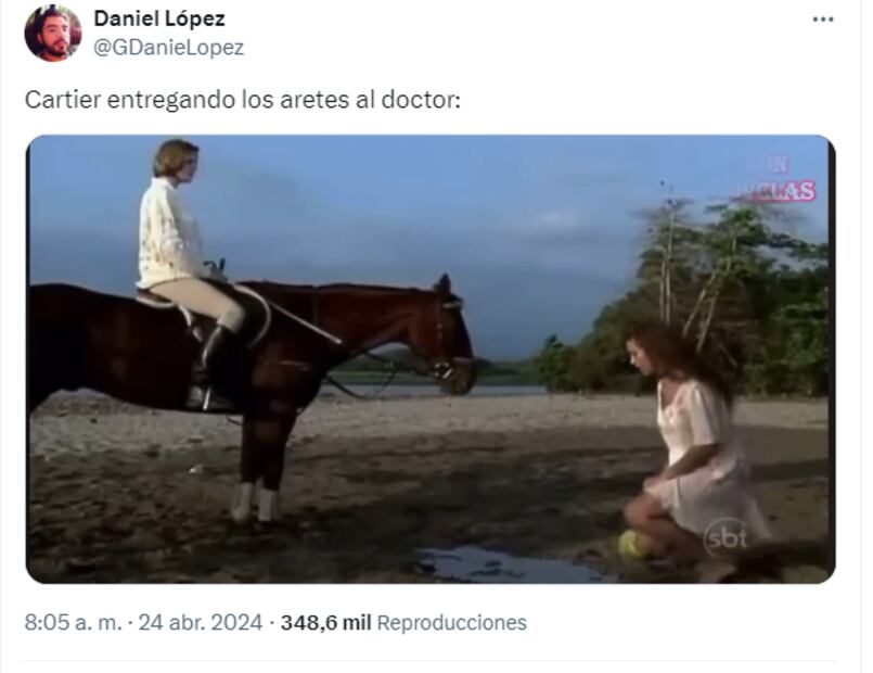 Memes sobre el caso Cartier y la entrega de lujosos aretes