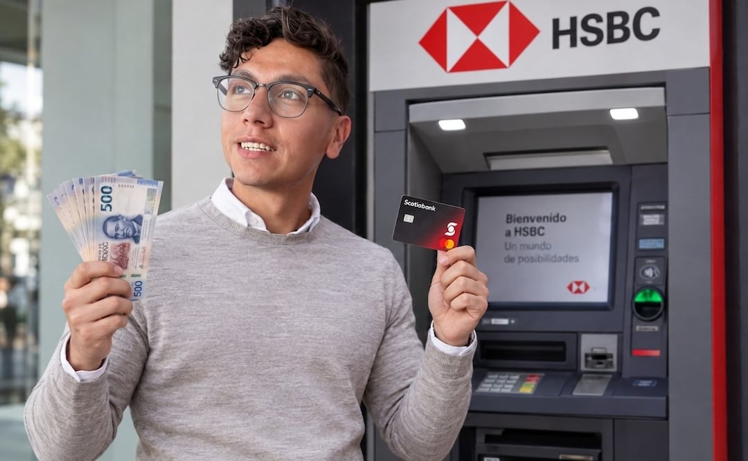 Ahorra en comisiones: estos bancos en México te dejan sacar efectivo sin pagar más. (Foto: Creada con IA)