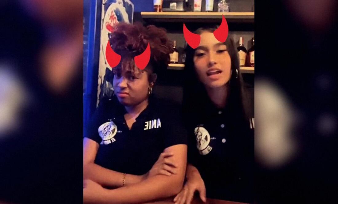 Las trabajadoras arremeten contra los comensales por la comida que piden y por su forma de vestir. (Foto: Captura)