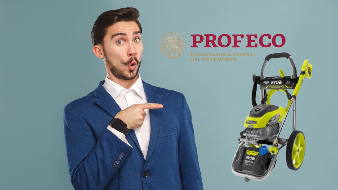 La Profeco y Techtronic Industries México emitieron una alerta por el retiro del mercado de más de 9 mil lavadoras a presión Ryobi (Foto: Canva)
