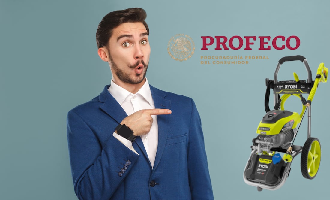 La Profeco y Techtronic Industries México emitieron una alerta por el retiro del mercado de más de 9 mil lavadoras a presión Ryobi (Foto: Canva)