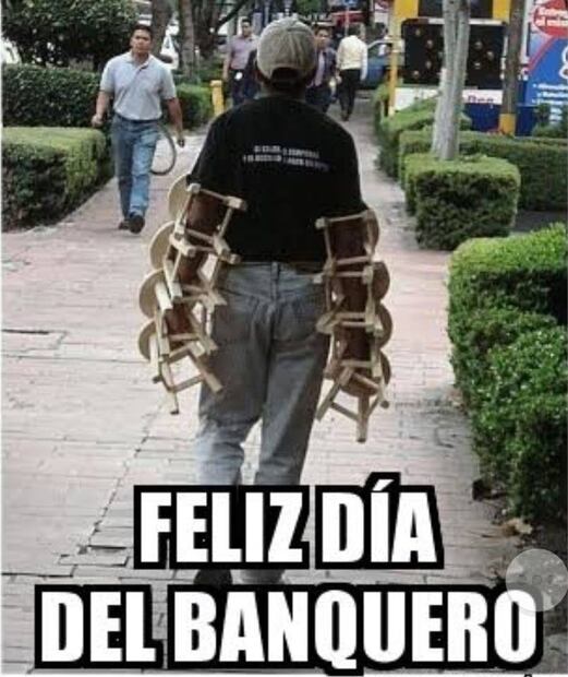 Día del Banquero.  (Foto: Redes sociales)