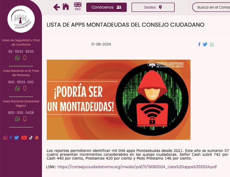 ¿Qué pasa si no pago un préstamo de app? (Foto: DeDinero)